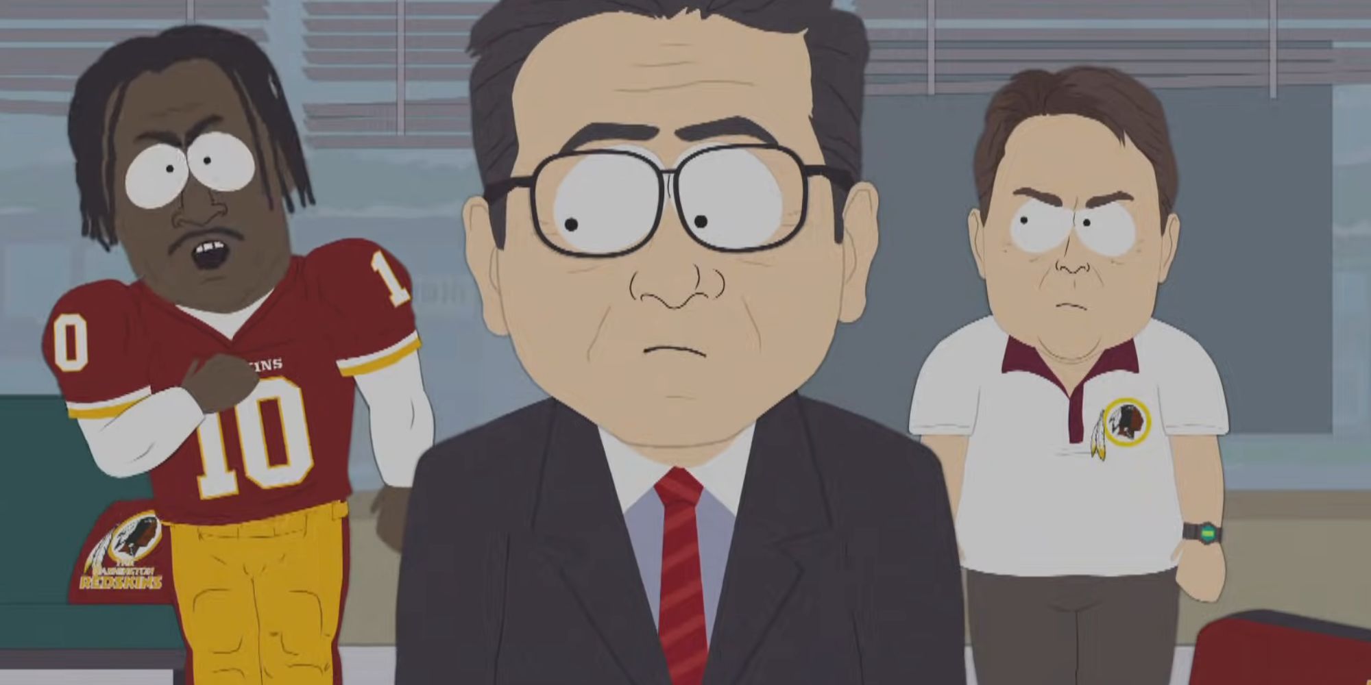 Dan Snyder, entrenador de RGIII y Washington en South Park