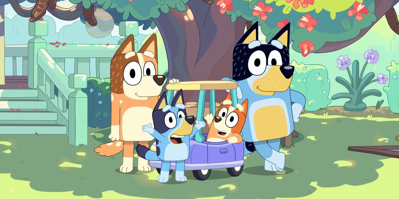 ¿A qué raza de perro pertenecen Bluey y su familia en Bluey?