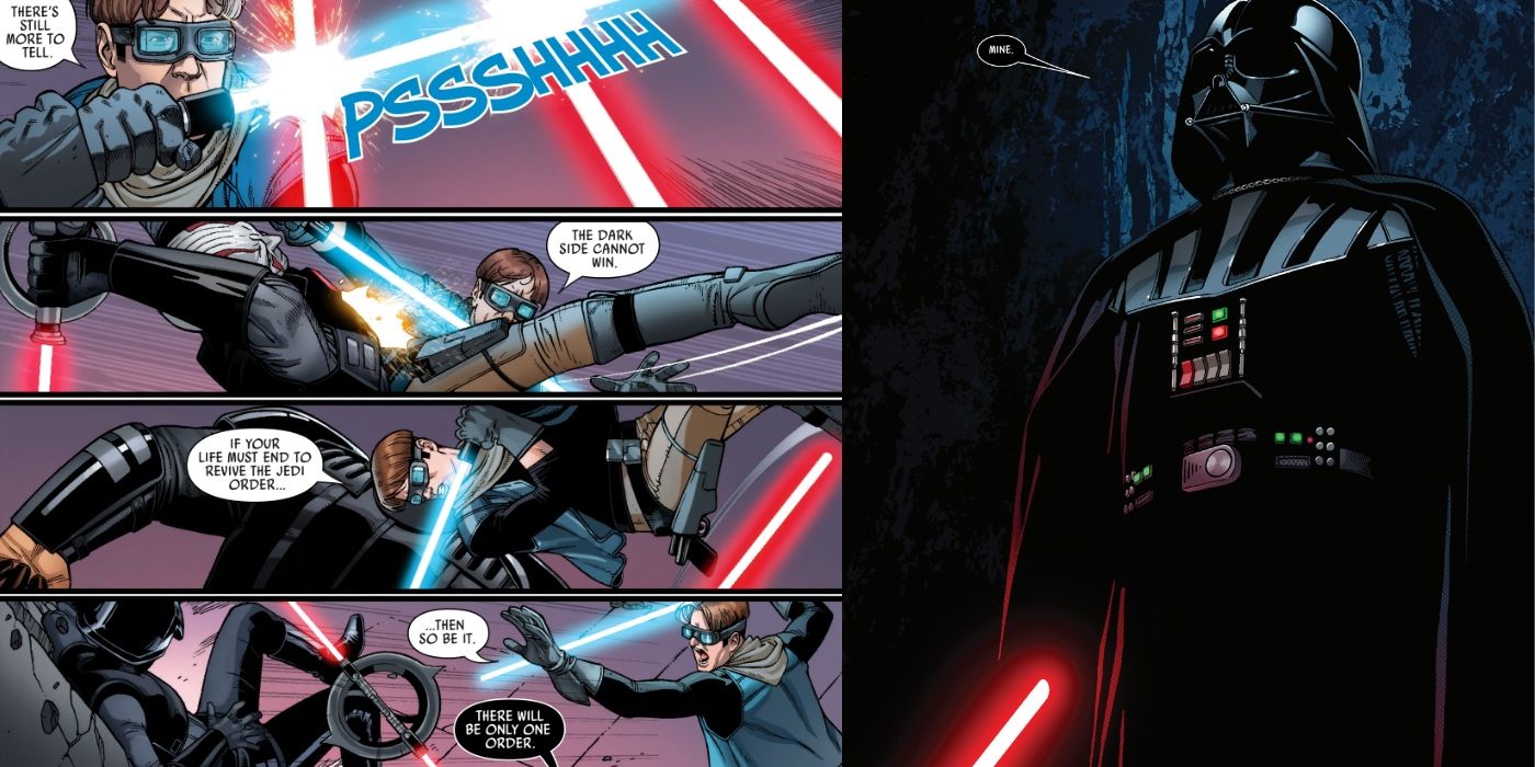 Vader uses his Inquisitor to defeat Tensu Run