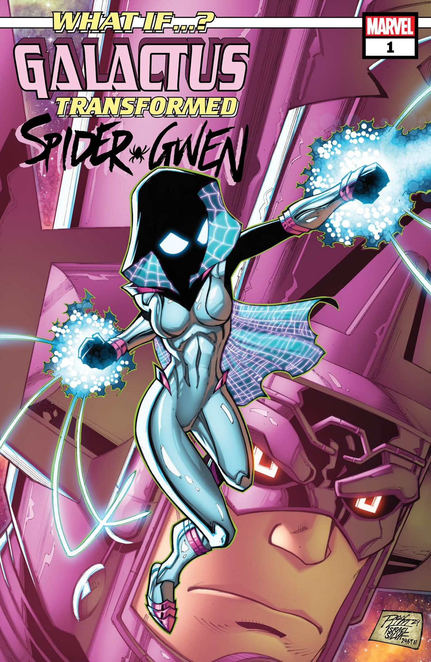 e se galactus transformasse a capa de spider-gwen