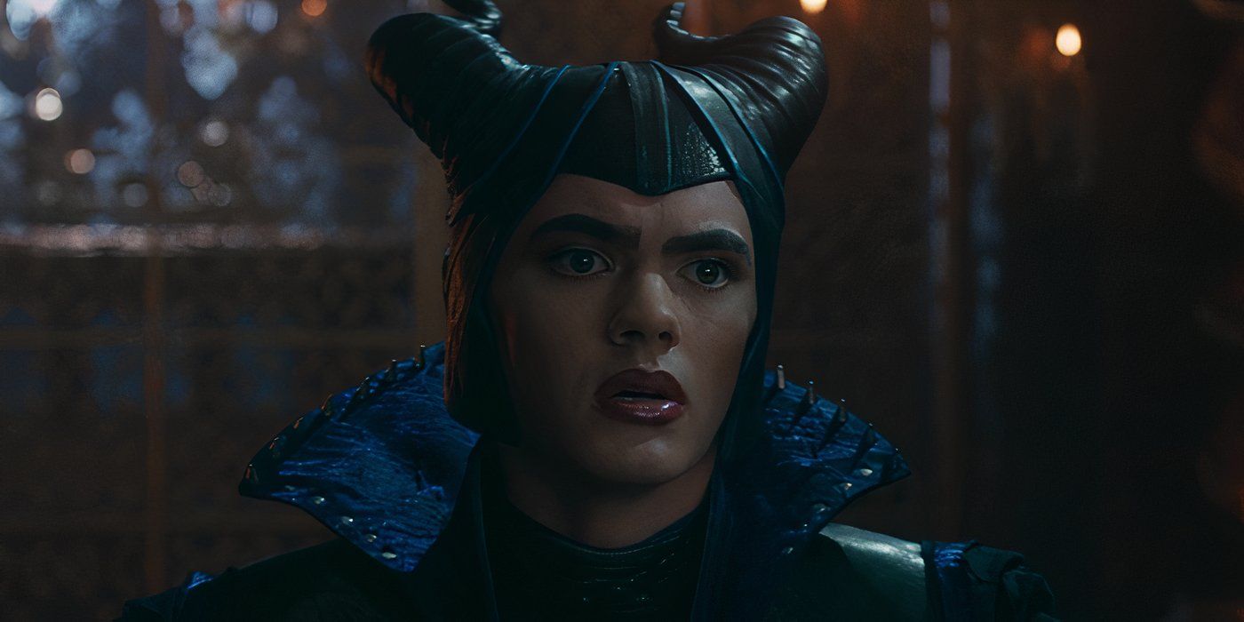 Joe Locke as Wiccan in Agatha All Along dressed like Maleficent