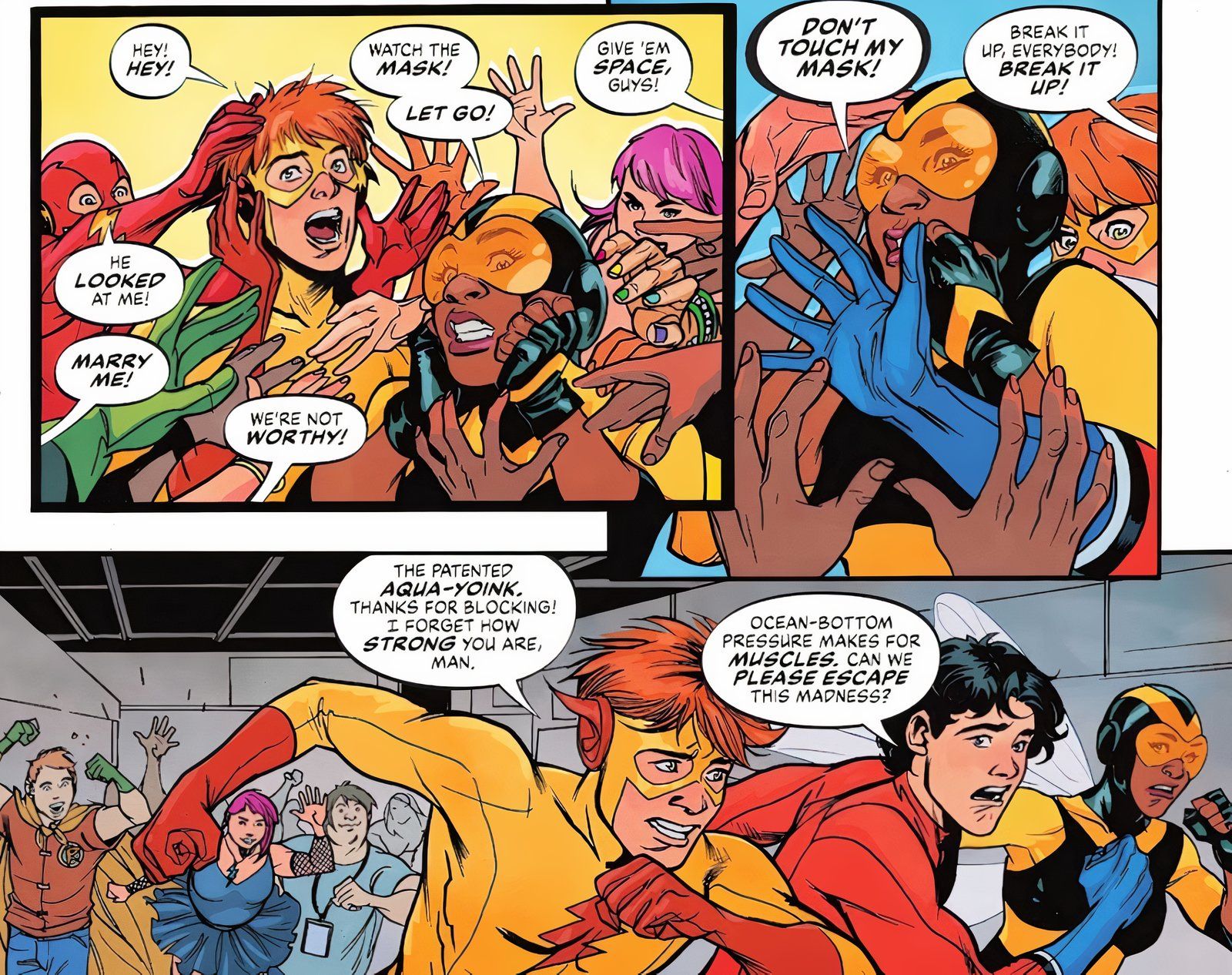 Os melhores jovens titãs do mundo # 3 aqualad kid flash 