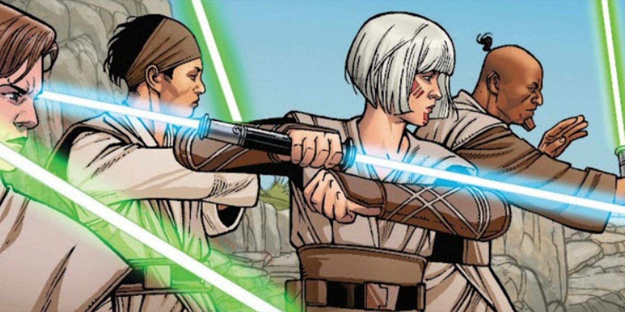 Star Wars presenta un misterioso Jedi de Clone Wars que rompe una "regla" del sable de luz que se remonta a Lucas