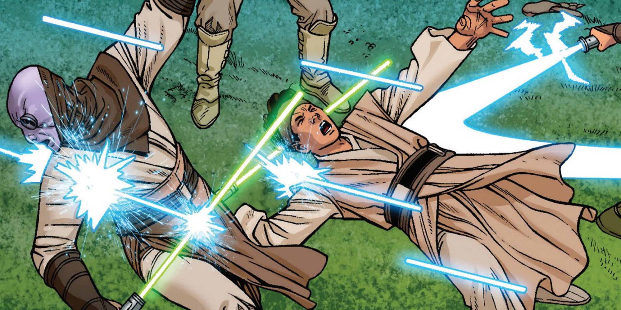 Star Wars Introduces A Mysterious Clone Wars Jedi Who Breaks A Lightsaber "Rule" That Goes All The Way Back To Lucas