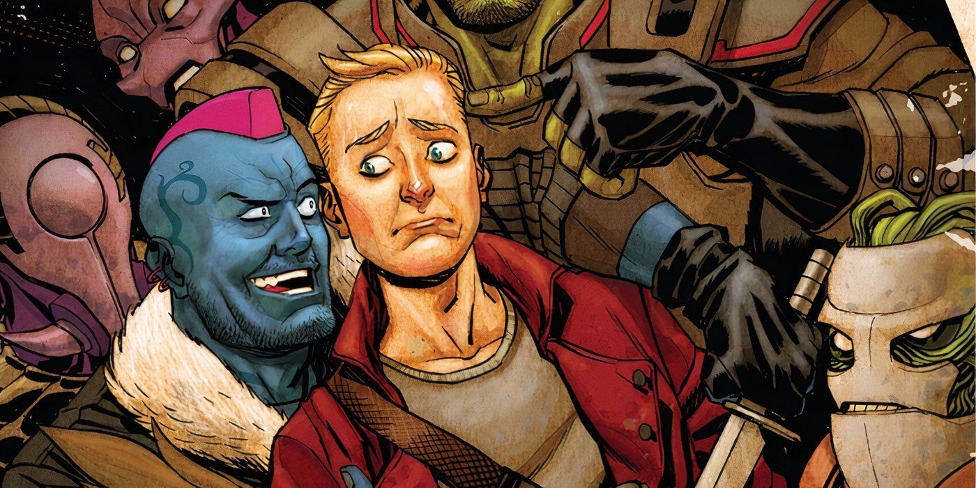 Peter Quill e Yondu com o Clã Ravagers