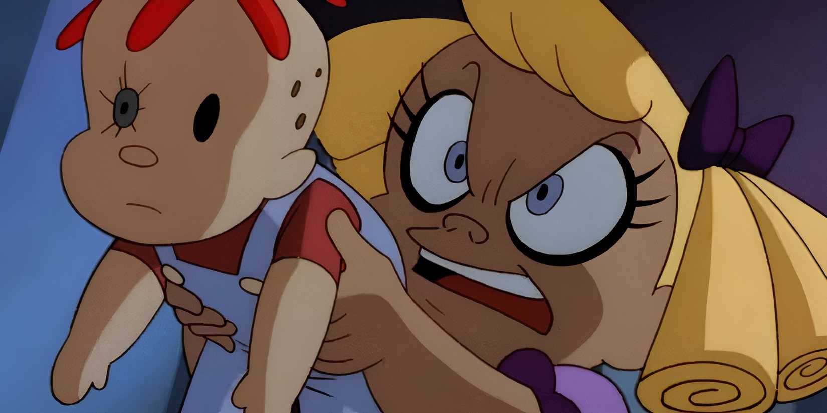 Baby Doll from Batman: The Animated Series holding a doll