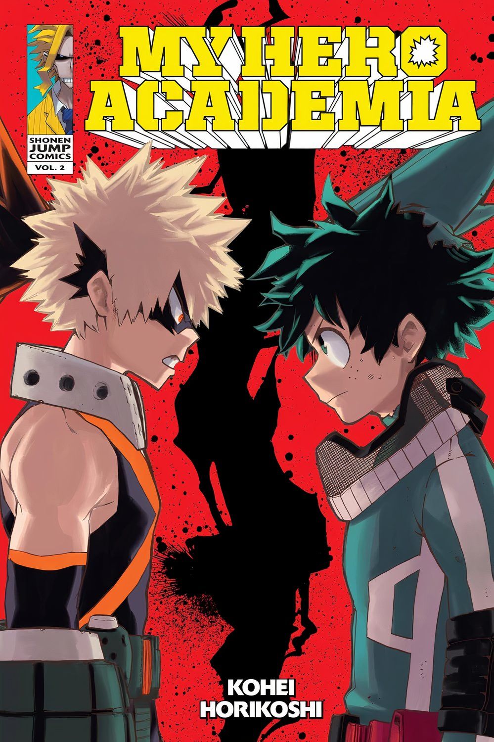 Capa do volume 2 de My Hero Academia