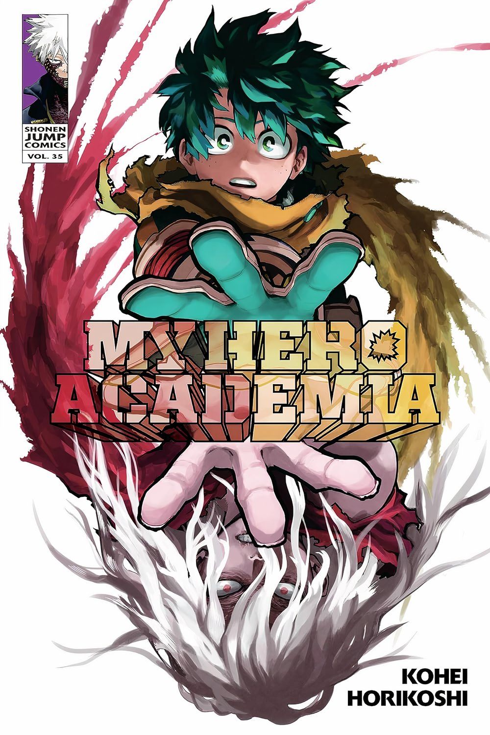 Capa do volume 35 de My Hero Academia