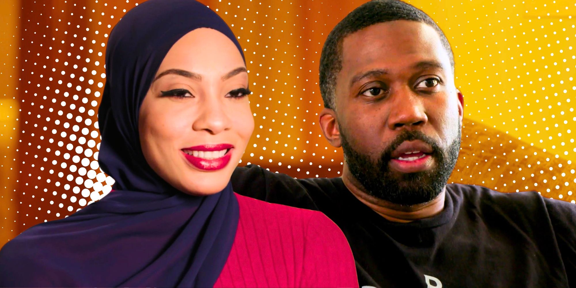 90 Day Fiancé’s Shaeeda Sween smiles & Bilal Hazziez is serious.