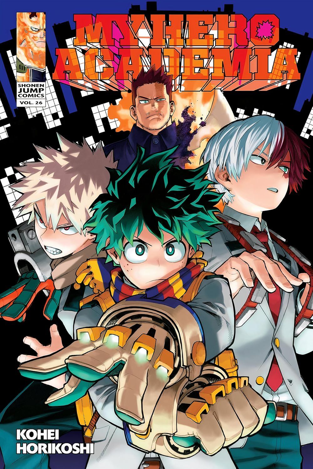 Capa do volume 26 de My Hero Academia