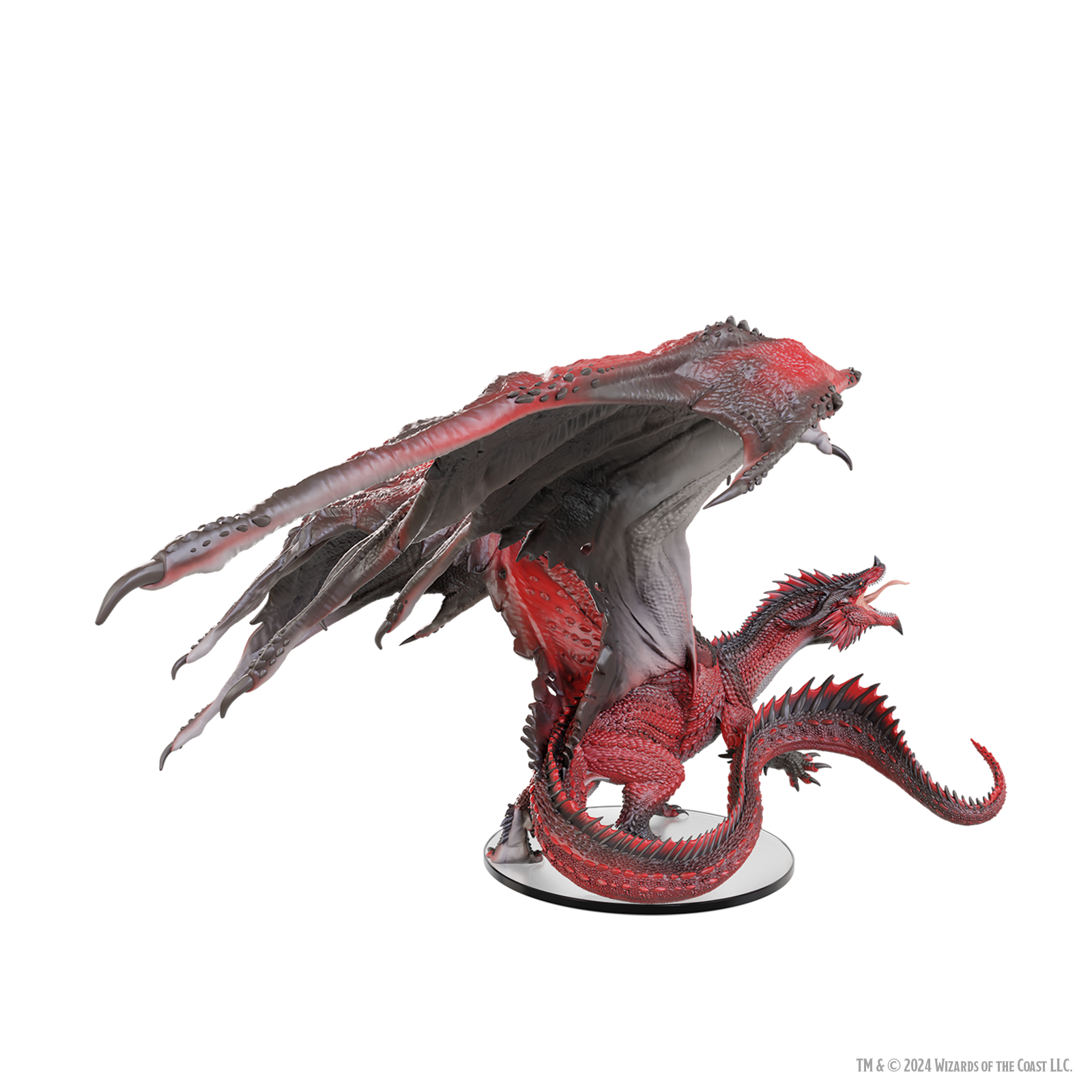 WizKids da vida al Dragón Rojo Tirano y al Dragón Negro Corruptor de D&D como miniaturas