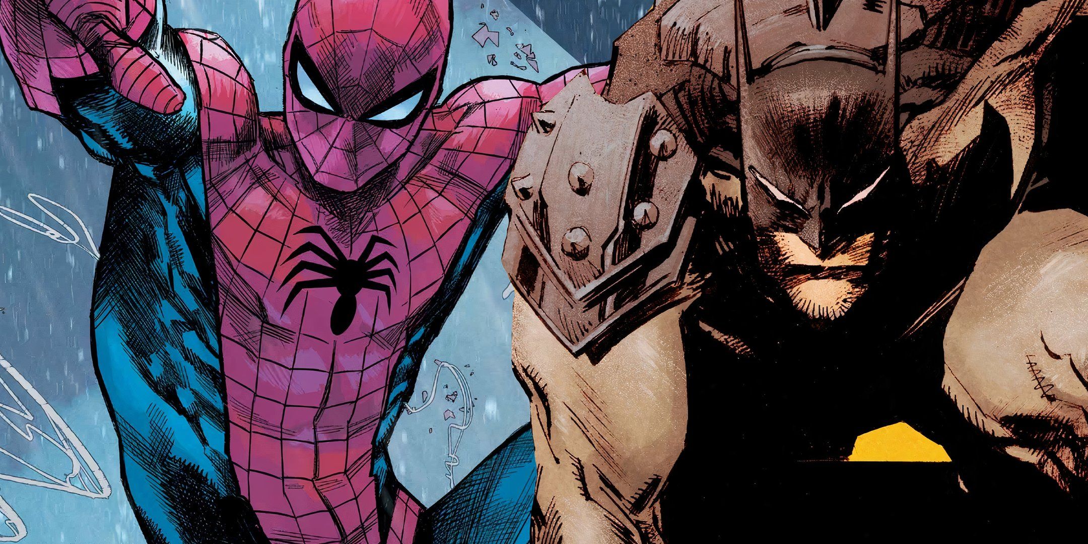 Absolute Batman e Ultimate Spider-Man juntos em destaque DC Marvel em destaque