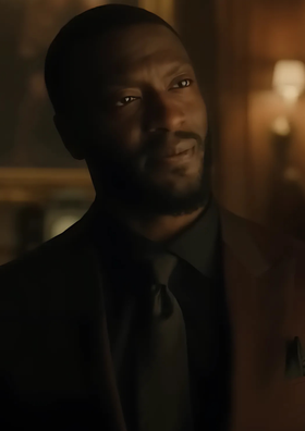 Aldis Hodge as Alex Cross in Cross (2024) season 1 trailer, wearing a brown and black tuxedo