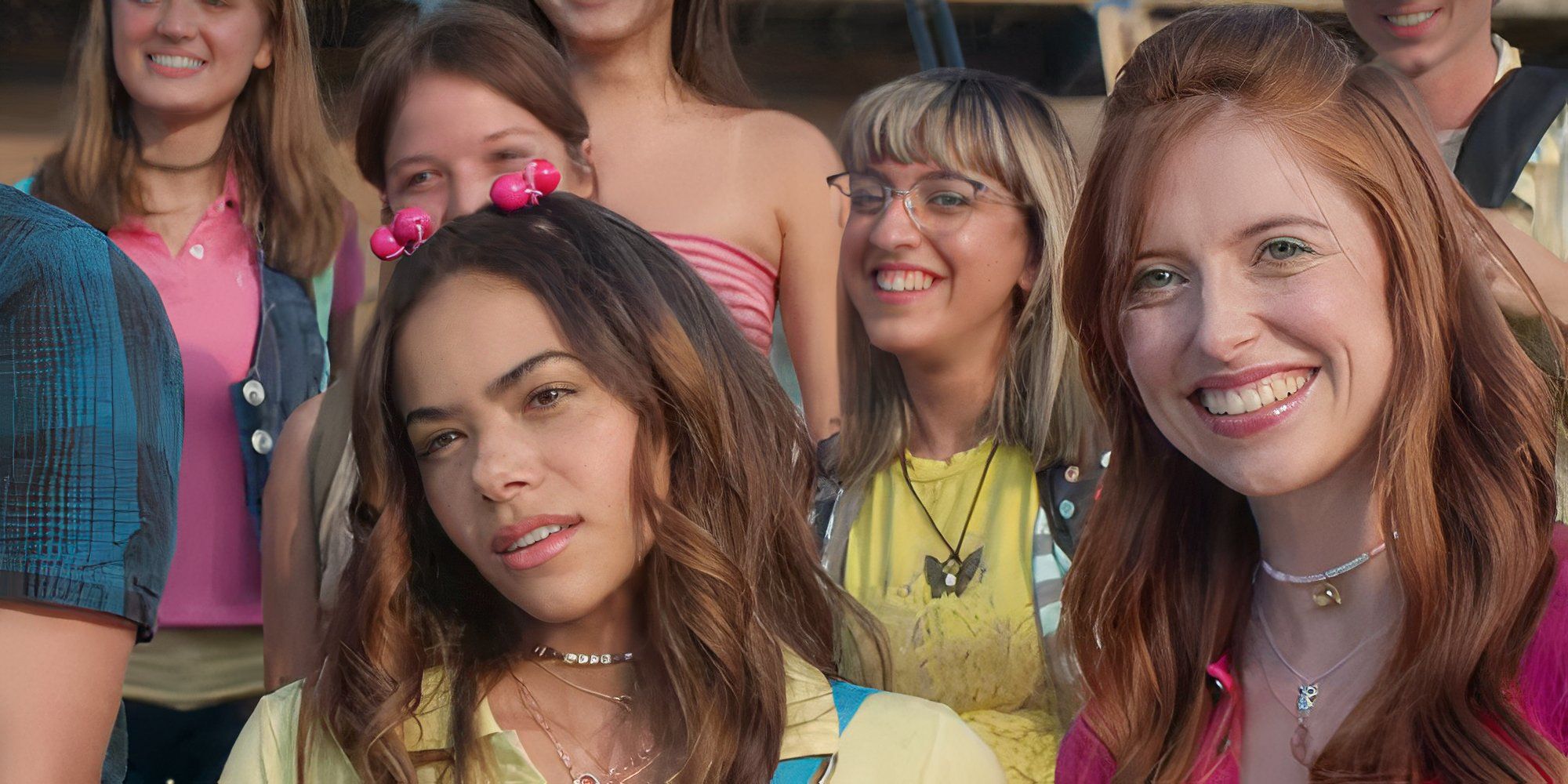 Actresses Antonia Gentry and Sydney Sabiston as Summer and Val in Netflix's Time Cut.