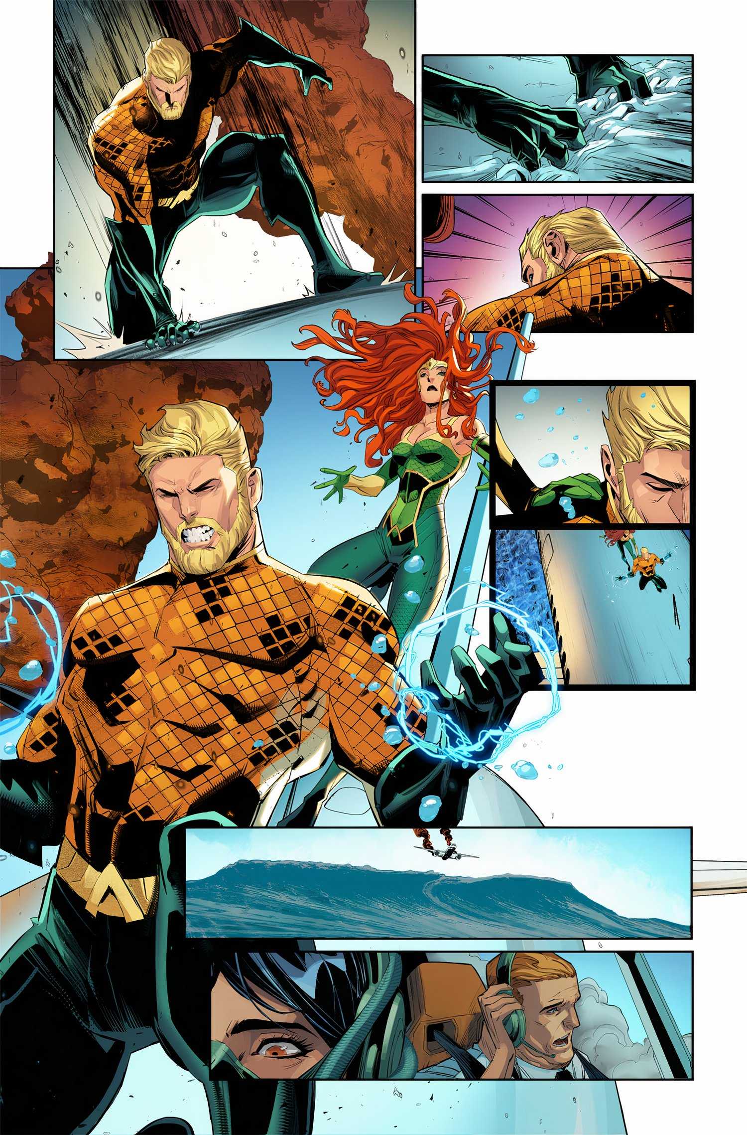Aquaman Learning New Powers DC