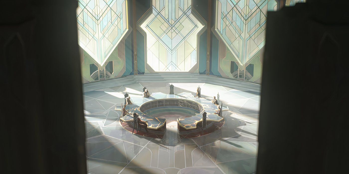 Arcane's Council chamber in season 2 (2024)