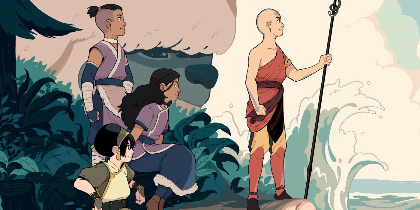 Avatar, o último dobrador de ar, as aventuras perdidas e os contos de avatar em equipe