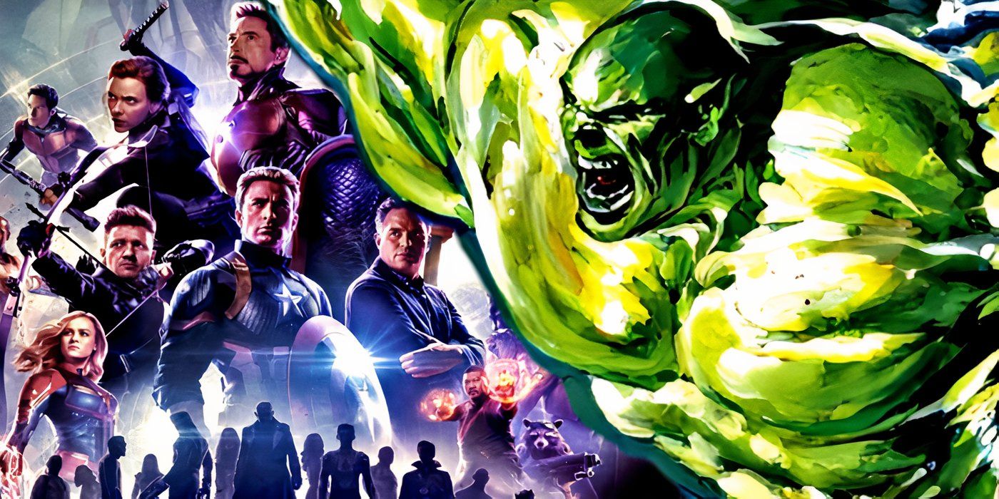 Espaço: Hulk do Justiceiro com os Vingadores MCU atrás dele.