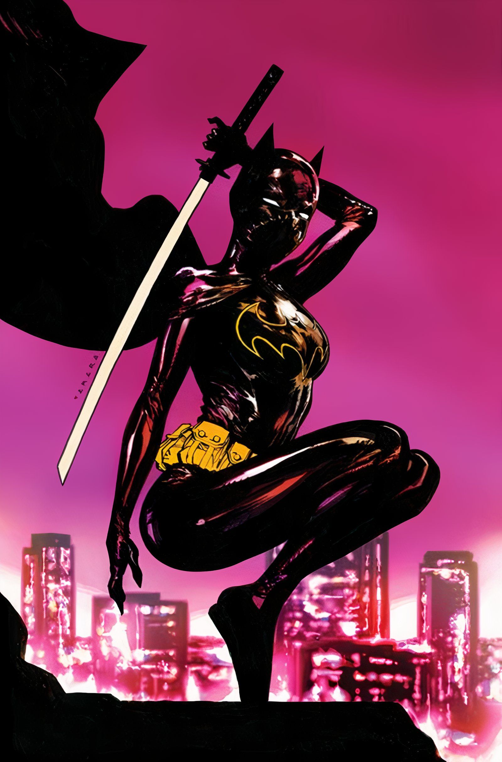 Batgirl # 3 Variante de portada rosa de Cassandra Cain