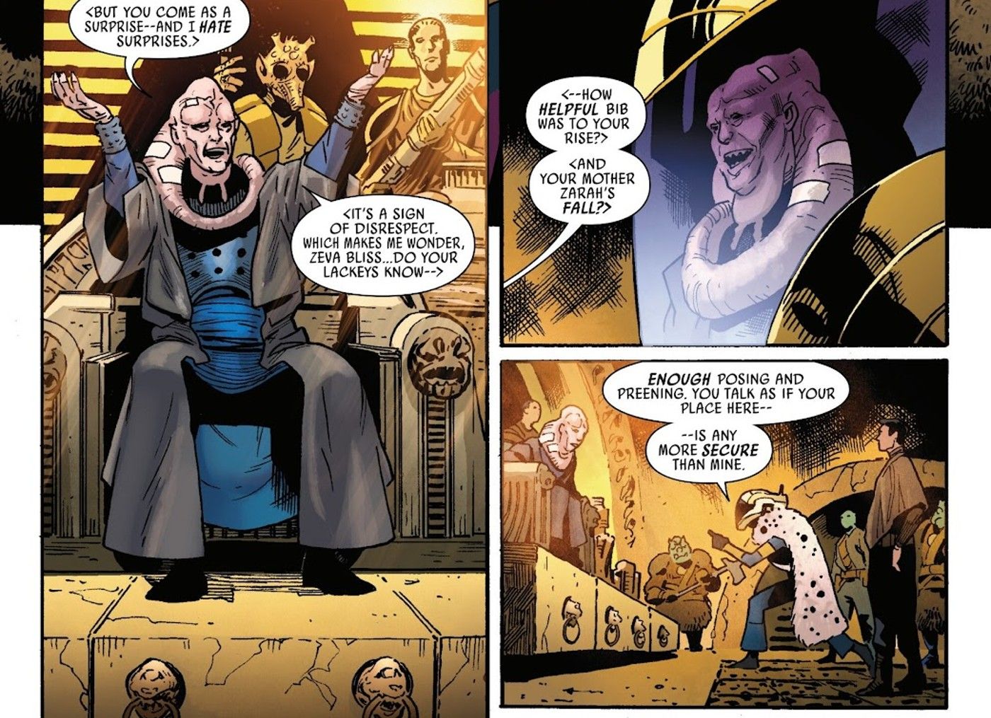 Bib Fortuna takes command of Jabba the Hutt's cartel in Star Wars Canon 2