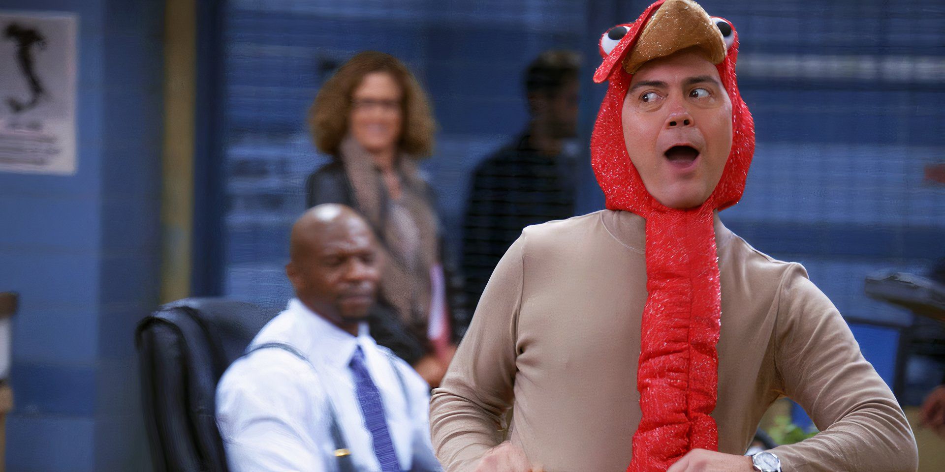 Brooklyn Nine-Nine Boyle Turkey Costume Joe Lo Truglio Gobble Gobble Thanksgiving