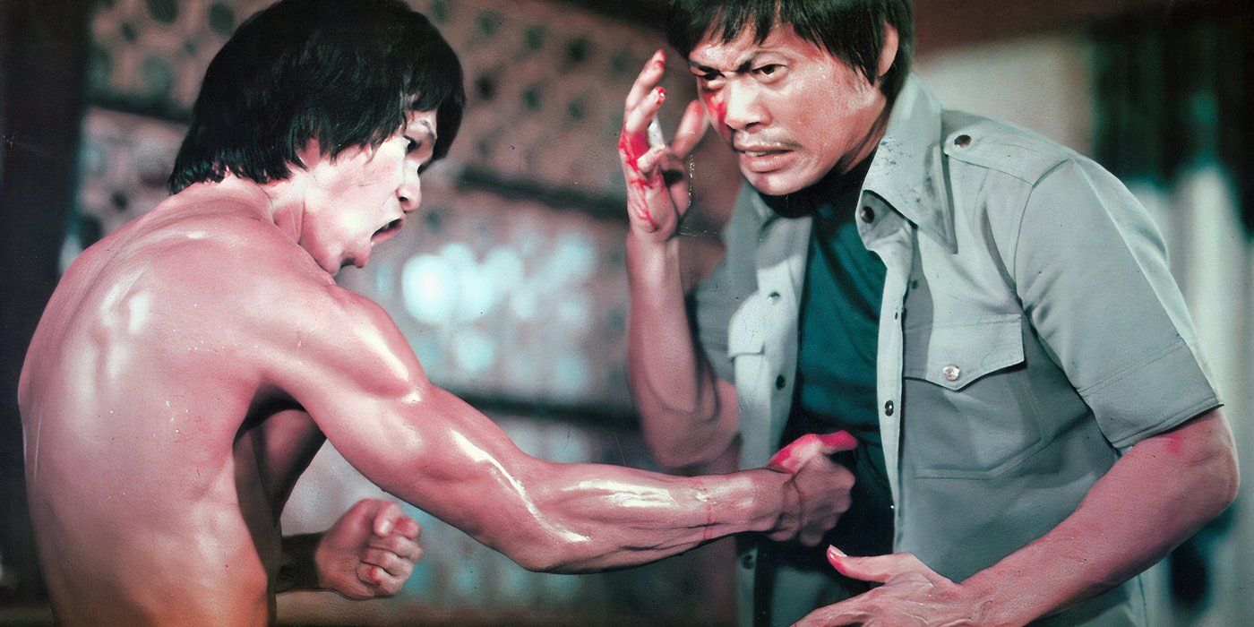 Bruce Le vs Lo Lieh in Bruce's Deadly Fingers