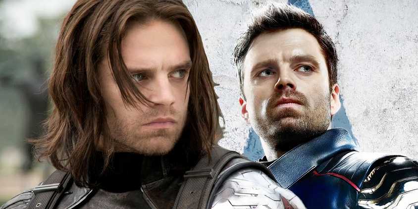Bucky Barnes in Captain America the Winter Soldier and Dalcon and the Winter Soldier