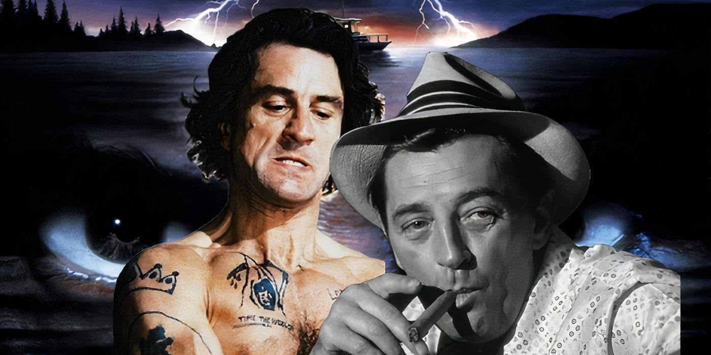 Robert De Niro and Robert Mitchum as Max Cady in Cape Fear