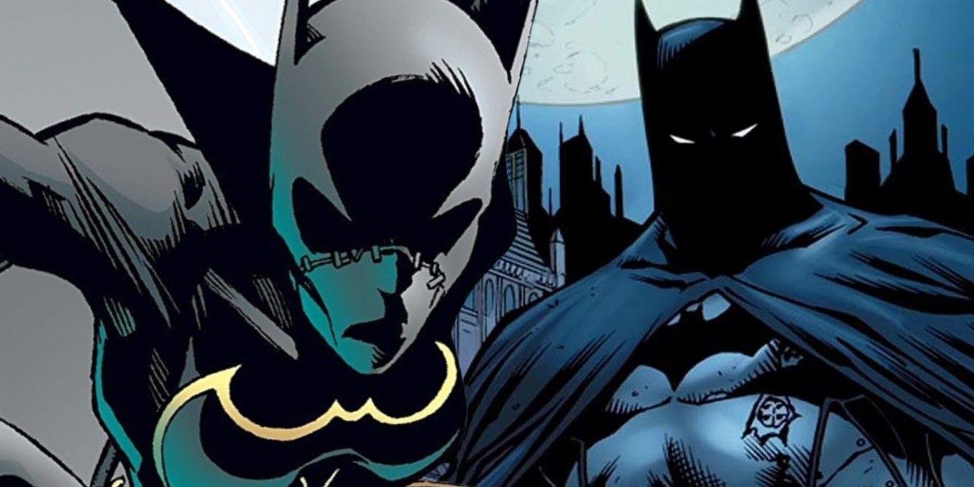  Cassandra Cain Batgirl with Batman in background.