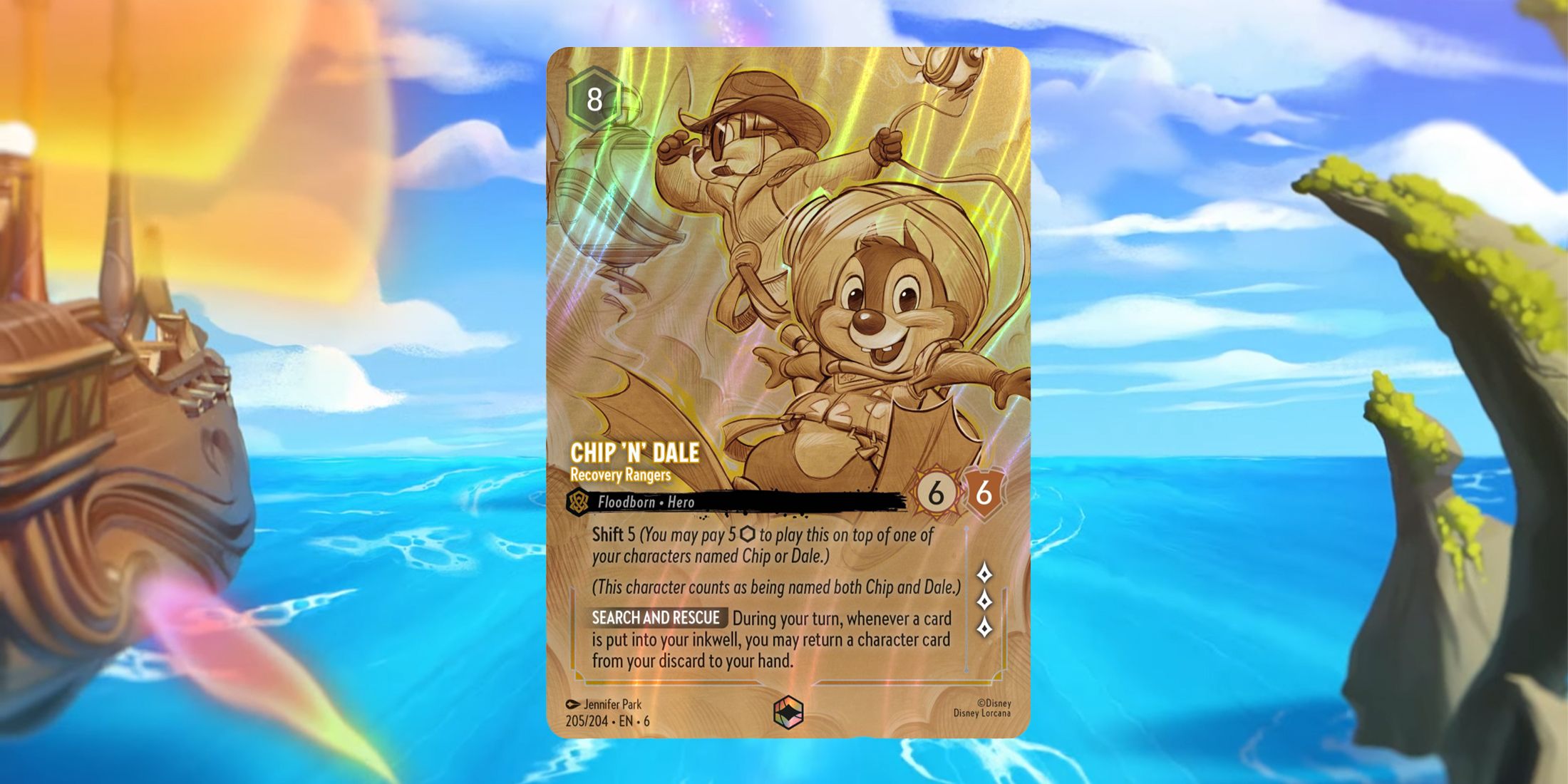 All Disney Lorcana: Azurite Sea Enchanted Cards, Ranked