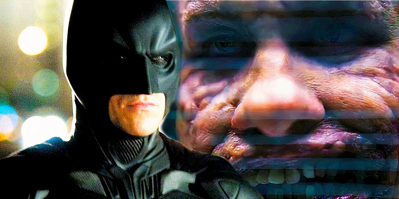 Christian Bale wears his Dark Knight suit and Barry Keoghan&rsquo;s Joker talks to Batman in The Batman