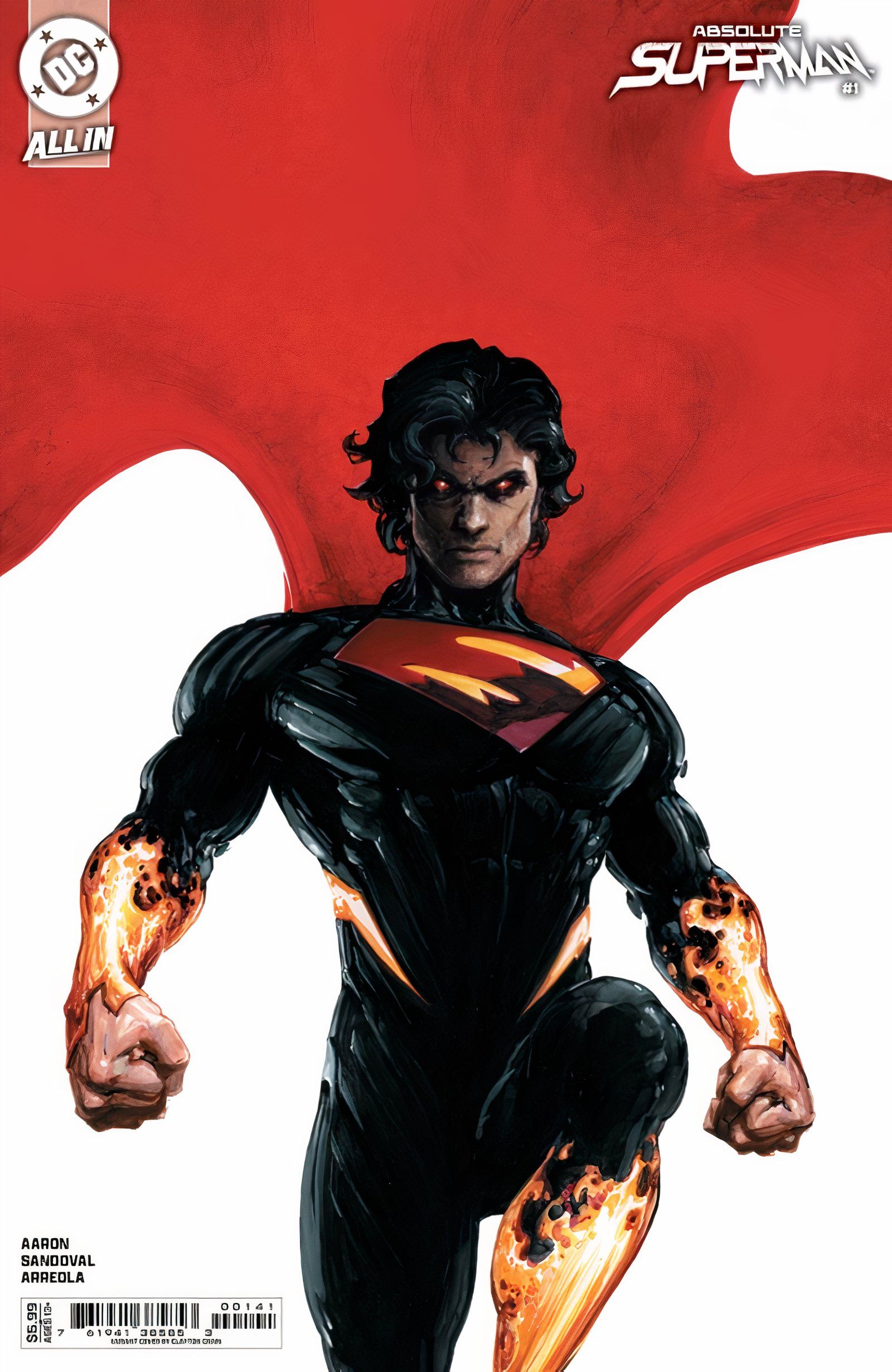 Clayton Crain Absolute Superman #1 variant cover