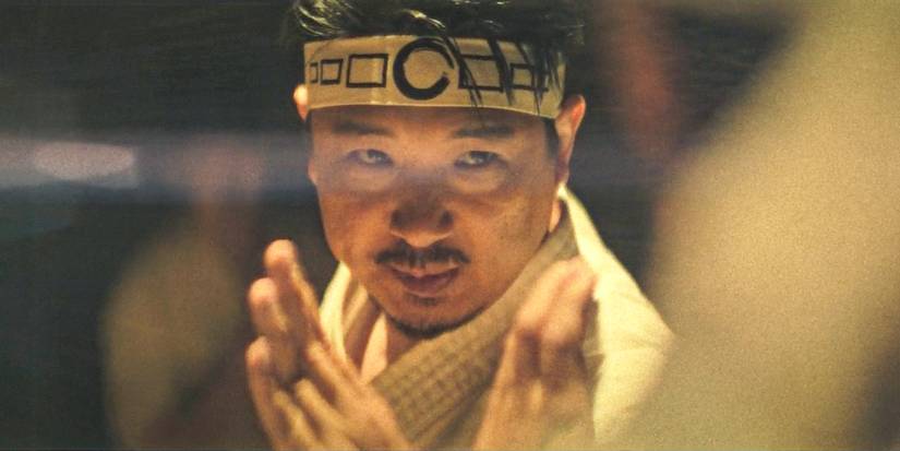 Young Mr. Miyagi (Brian Takahashi) competing in the Sekai Taikai in Cobra Kai Season 6 Ep 10