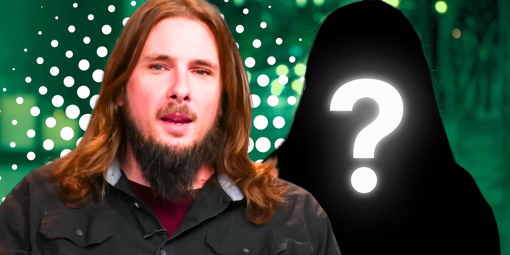90 Day Fiance&rsquo;s Colt Johnson opens his mouth in slight surprise, next to a mystery woman.
