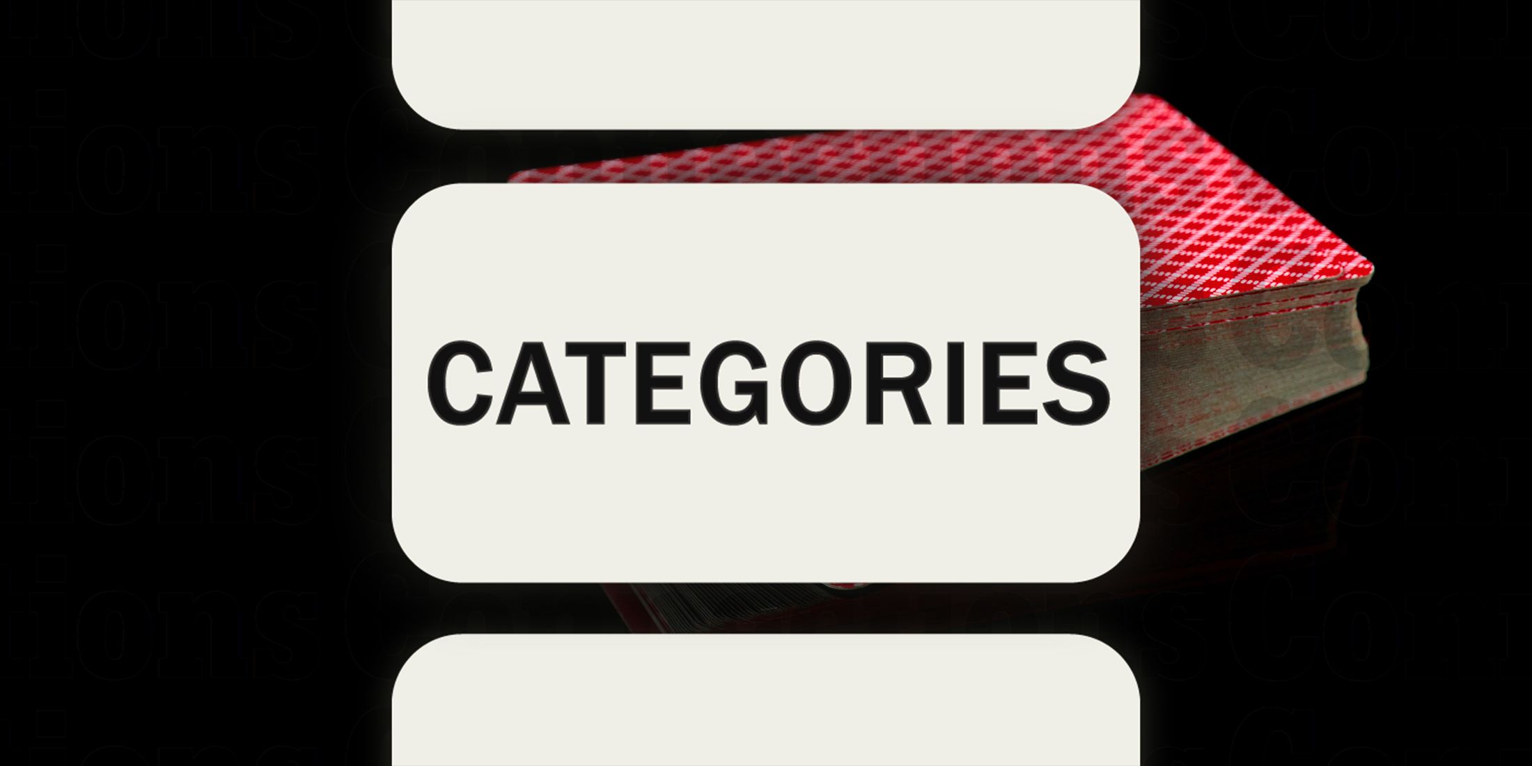 A deck in Connections Categories November 8