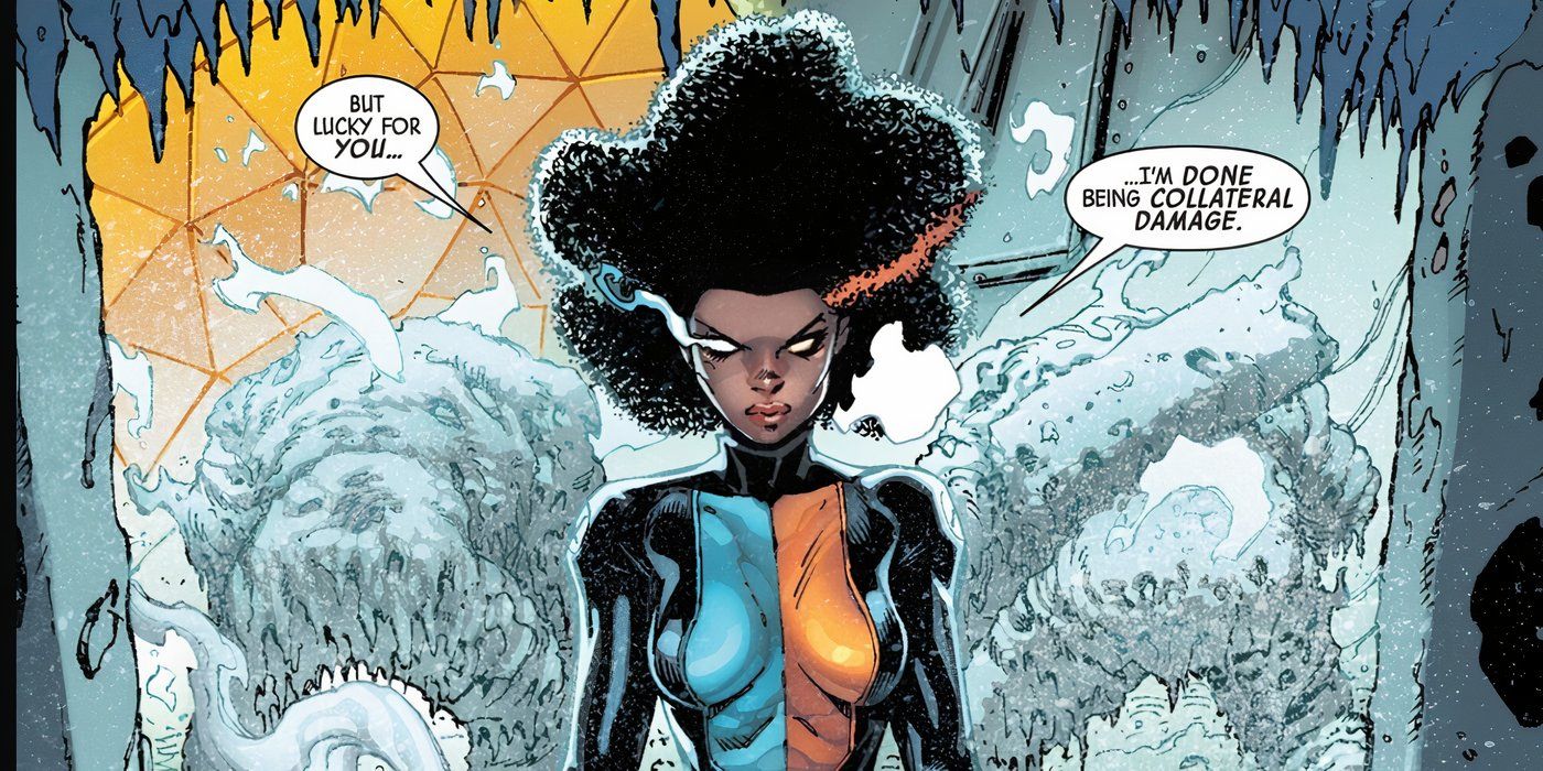 Temper showing off her powers in X-Men #3 (2024)