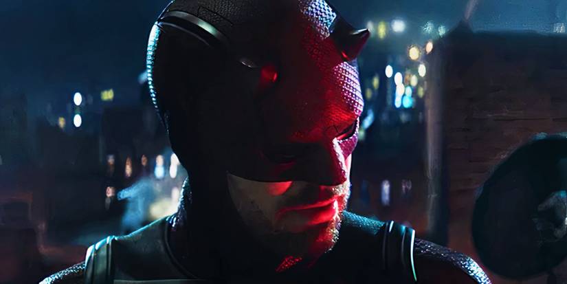 Daredevil in his new costume in Daredevil Born Again
