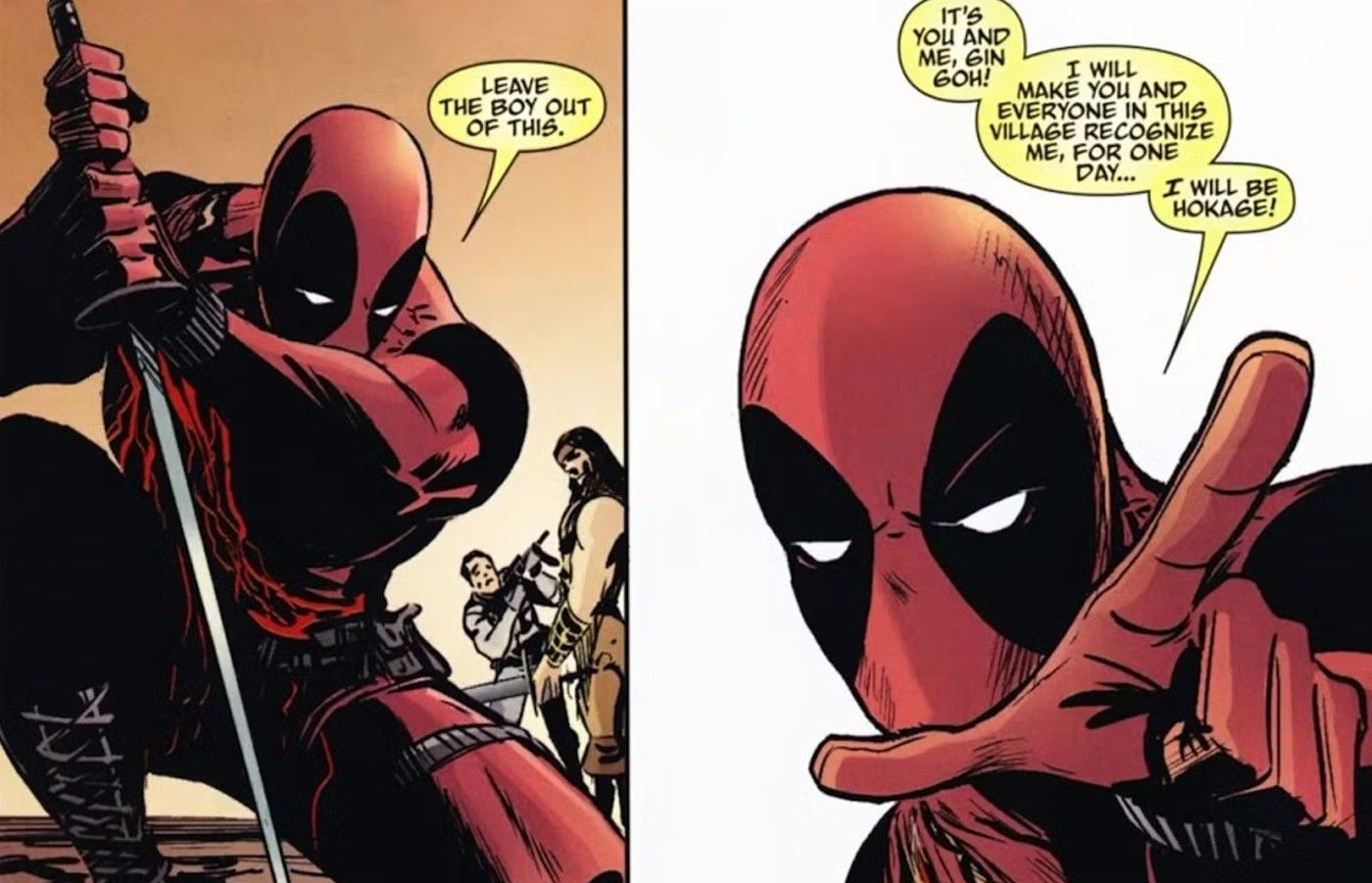 deadpool makes a naruto joke