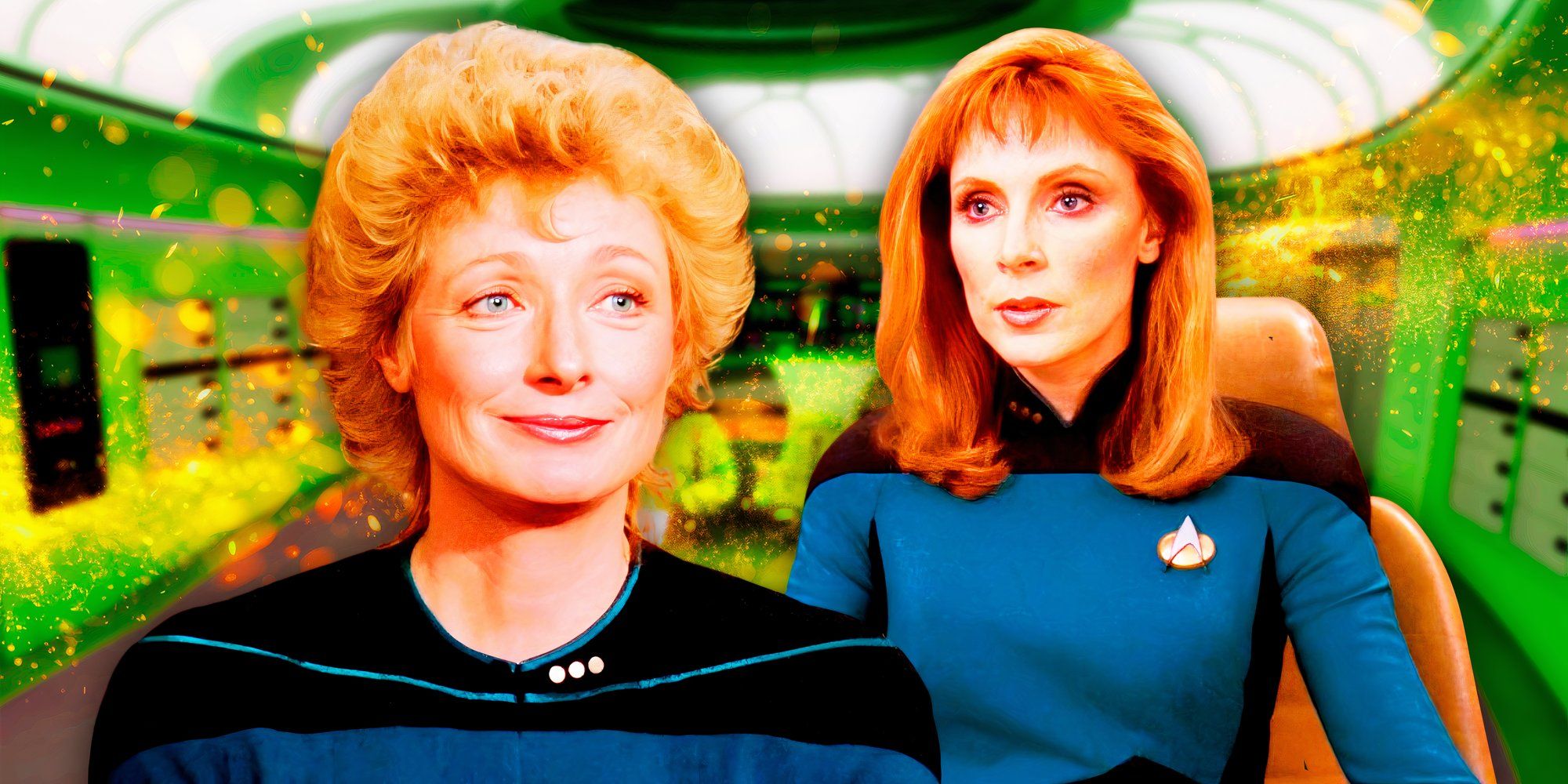 Why diana muldaur s doctor pulaski replaced beverly crusher in star