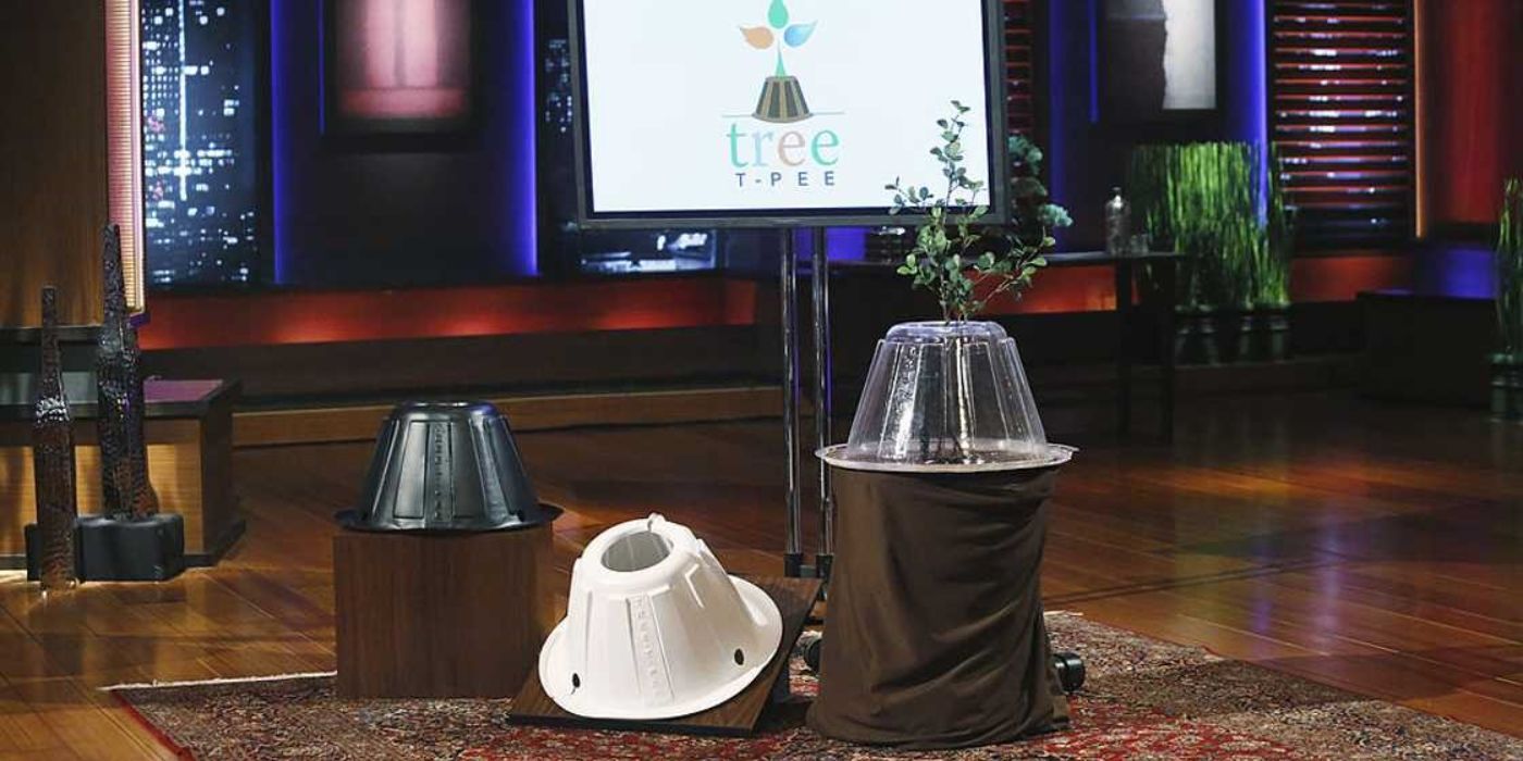 Diferentes versiones de Tree T-Pee en Shark Tank.