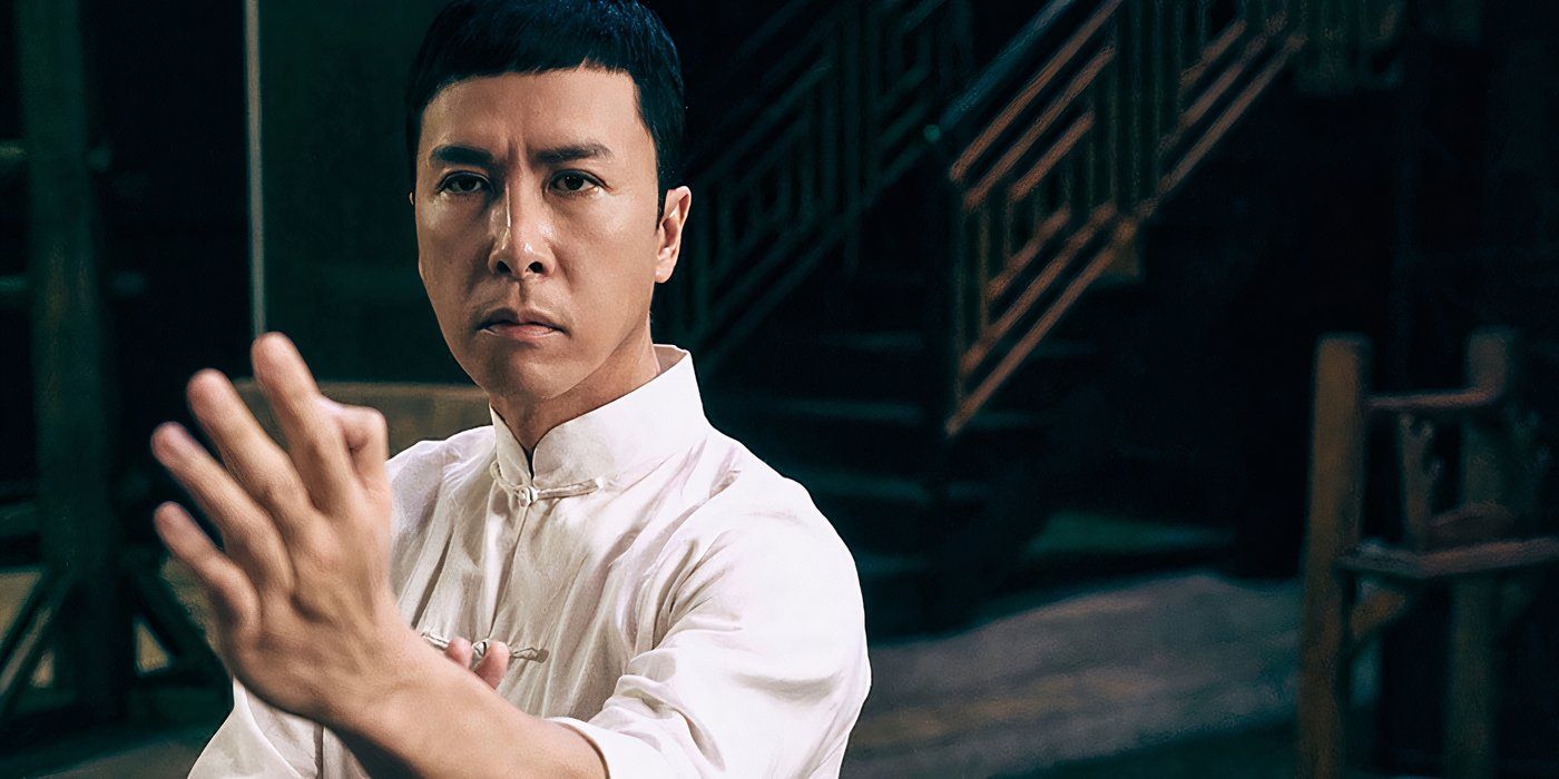 Donnie Yen posing in Ip Man