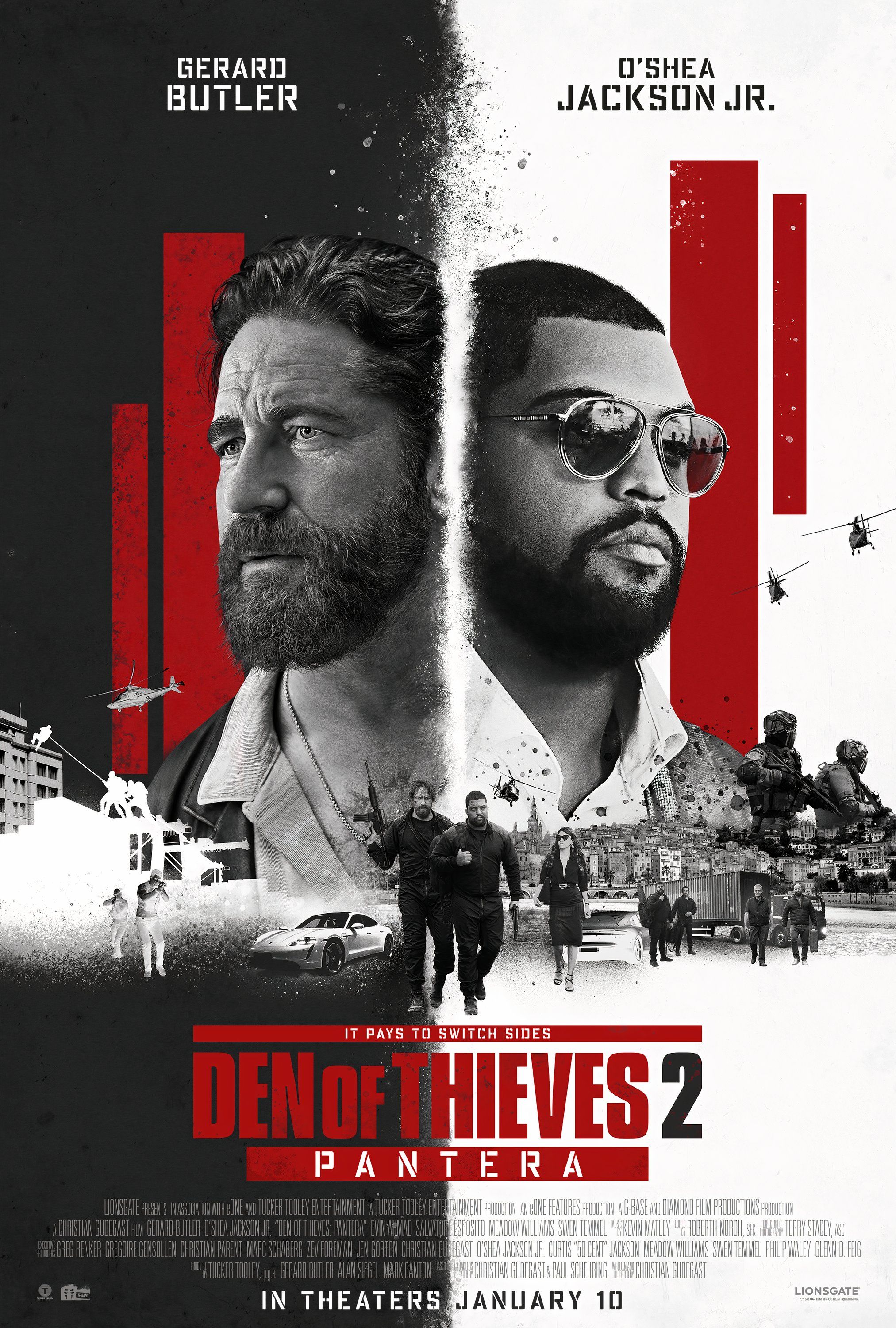 Den Of Thieves 2: Pantera Pits Gerard Butler Against OShea Jackson Jr. In New Poster