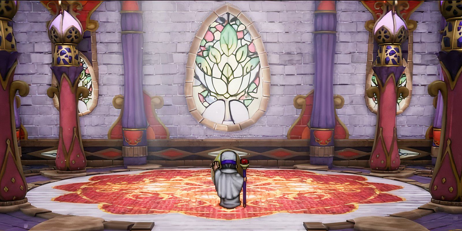 Hargon, o Sumo Sacerdote da Rainha Dragão, de Dragon Quest 3 HD-2D Remake