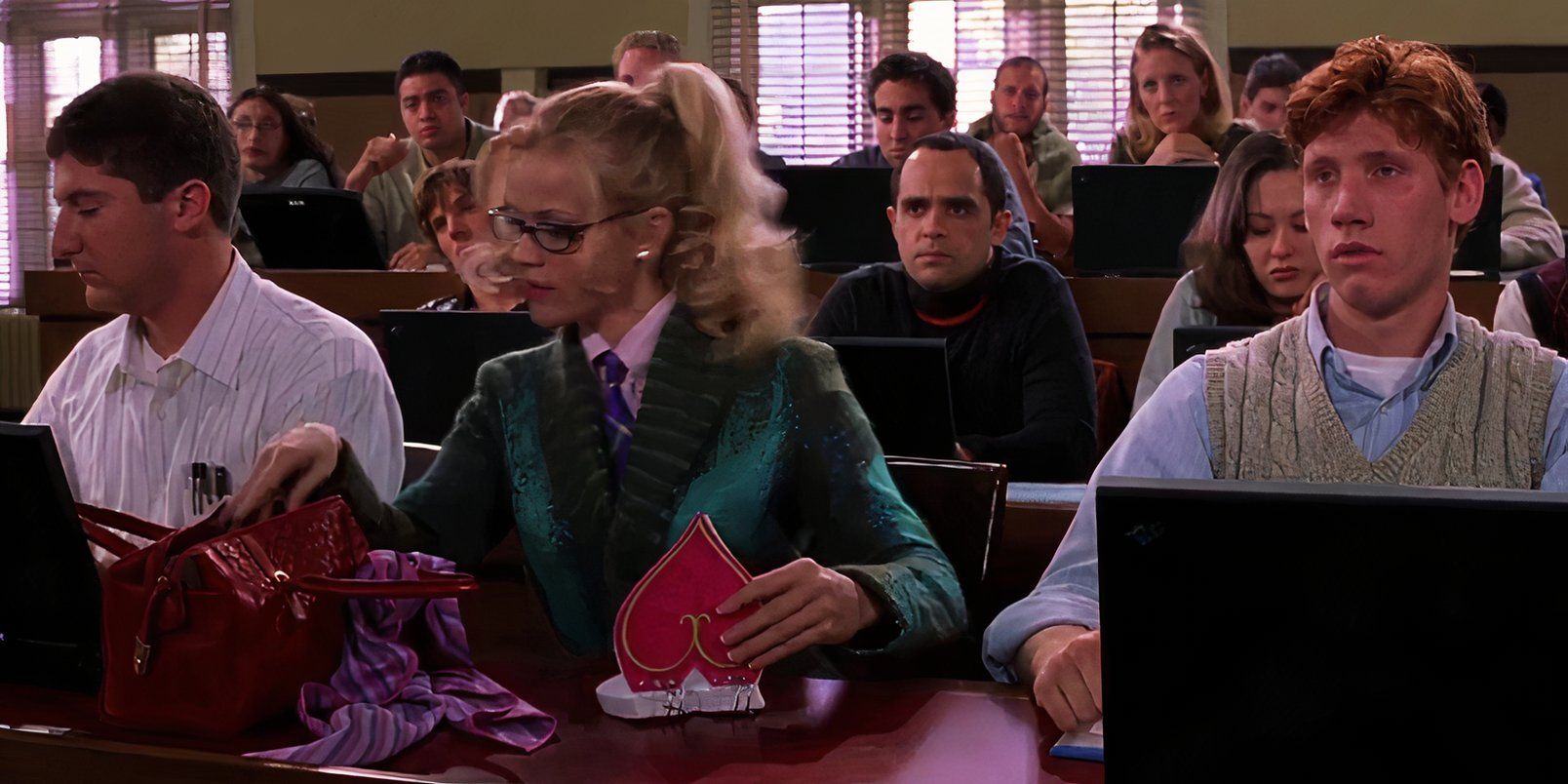 Reese Witherspoon as Elle Woods First Day of Class Legally Blonde 