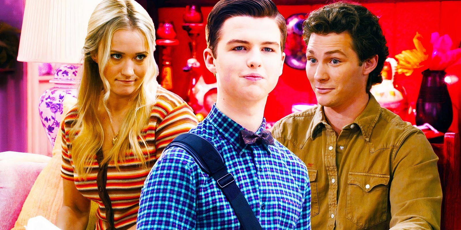 Emily Osment as Mandy and Montana Jordan as Georgie in Georgie &amp; Mandy&rsquo;s First Marriage episode 3 and Iain Armitage as Sheldon in Young Sheldon&rsquo;s series finale-1