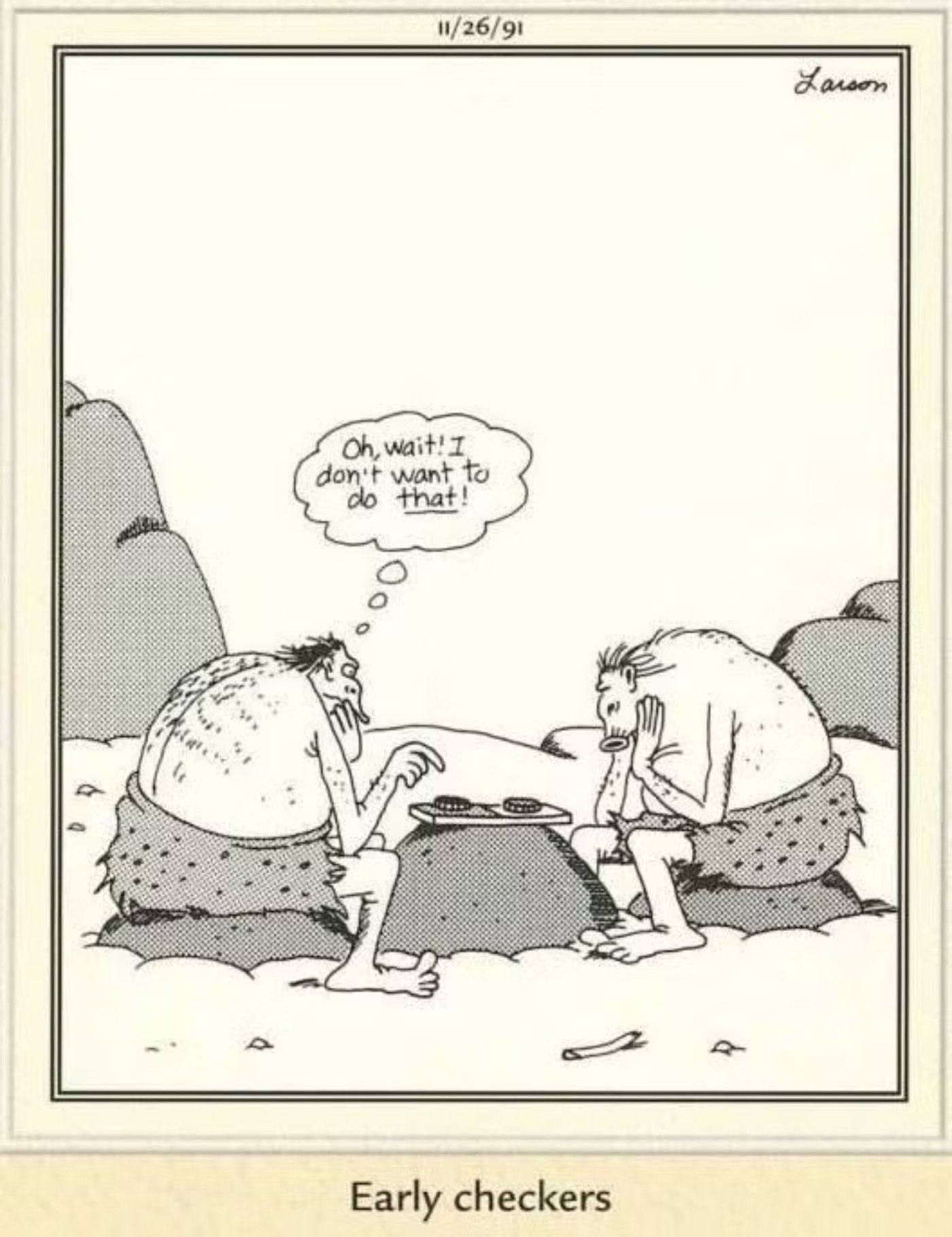 far side early checkers