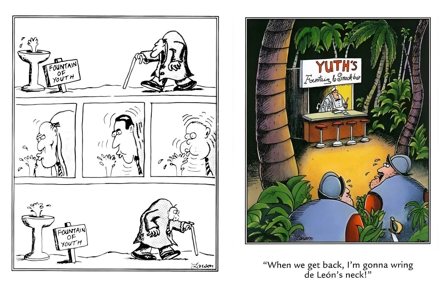 far side fountain of youth comics