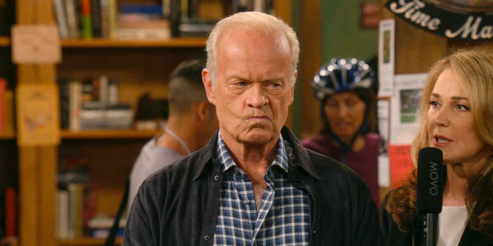 Frasier (Kelsey Grammer) looking furious in Frasier (2023) Season 2 Ep 8