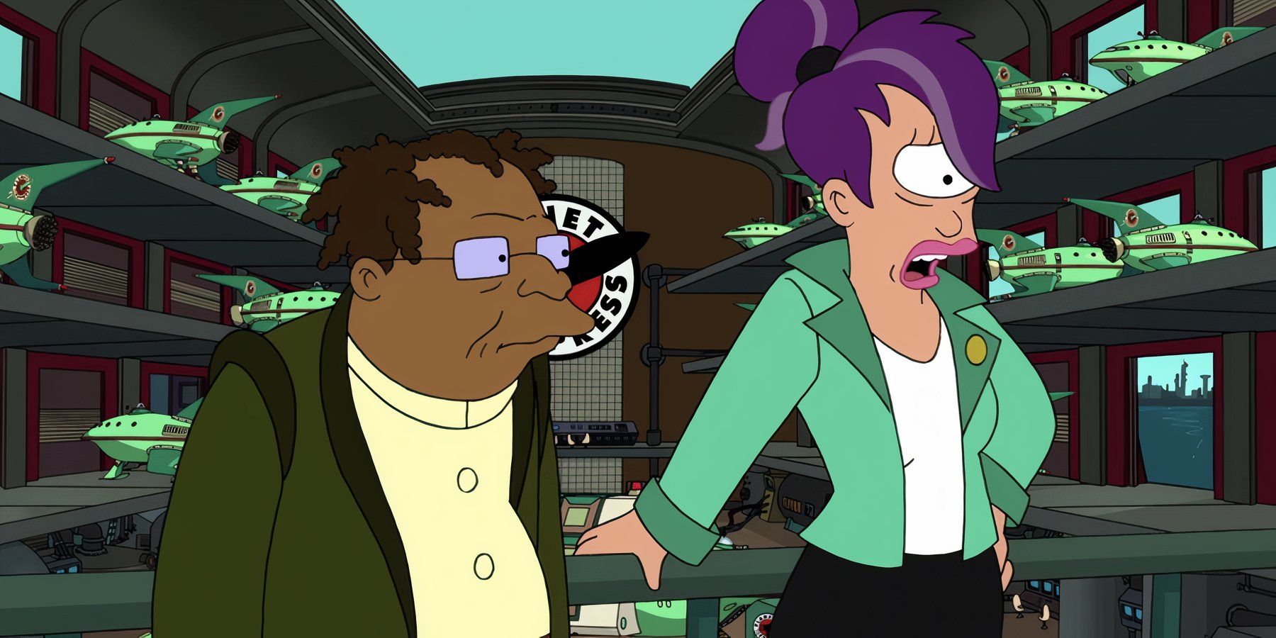 Futurama Leela and Hermes Alternate Reality