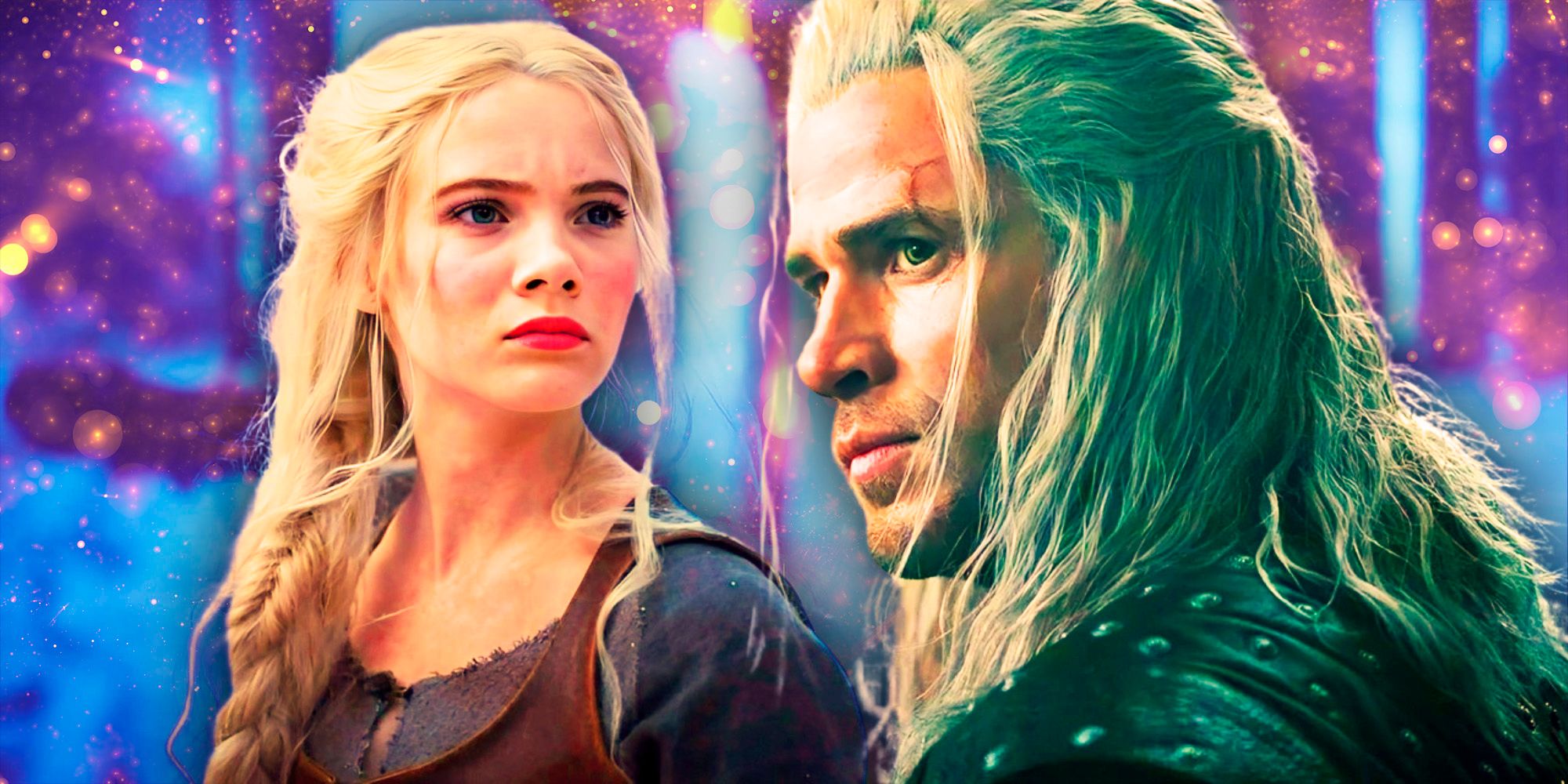 Geralt and Ciri from The Witcher show